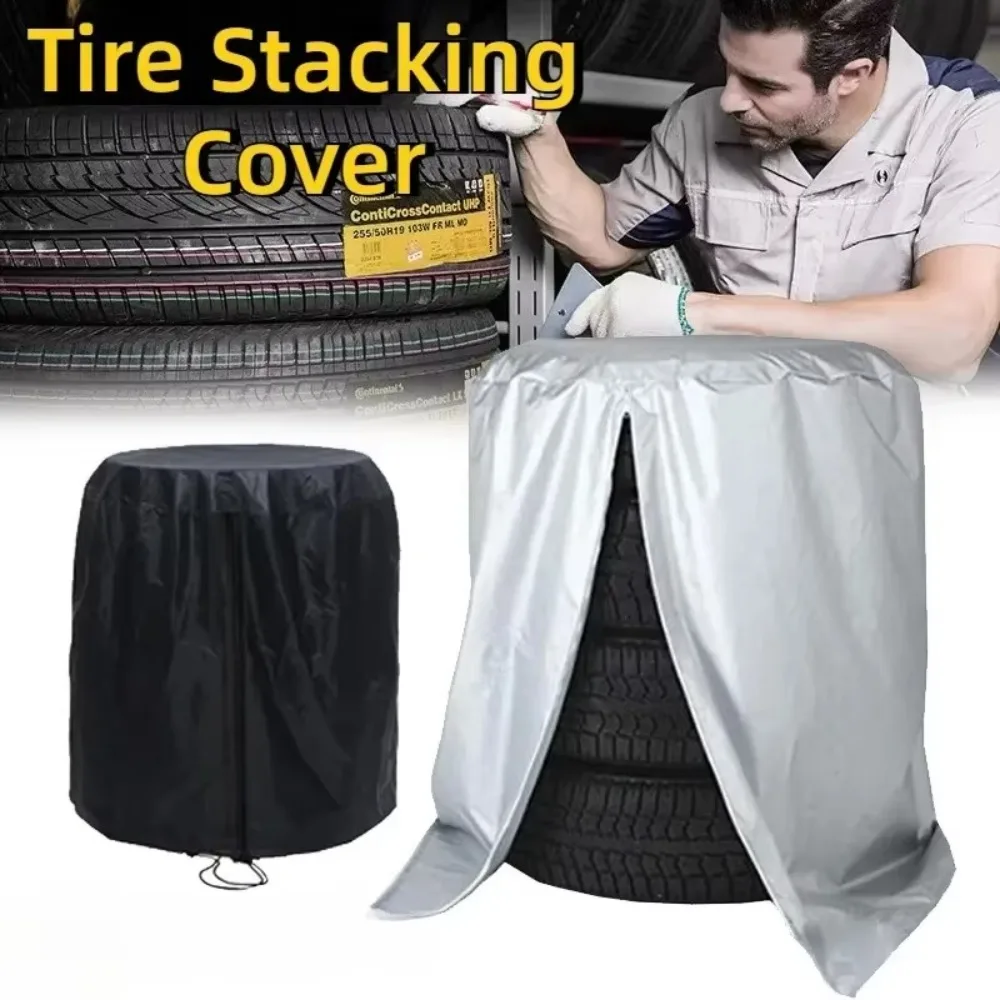 High Quality Multisize Car Tire Cover 4 Tires Capacity Waterproof Tire Storage Bag Dustproof Big Capacity Wheel Protector