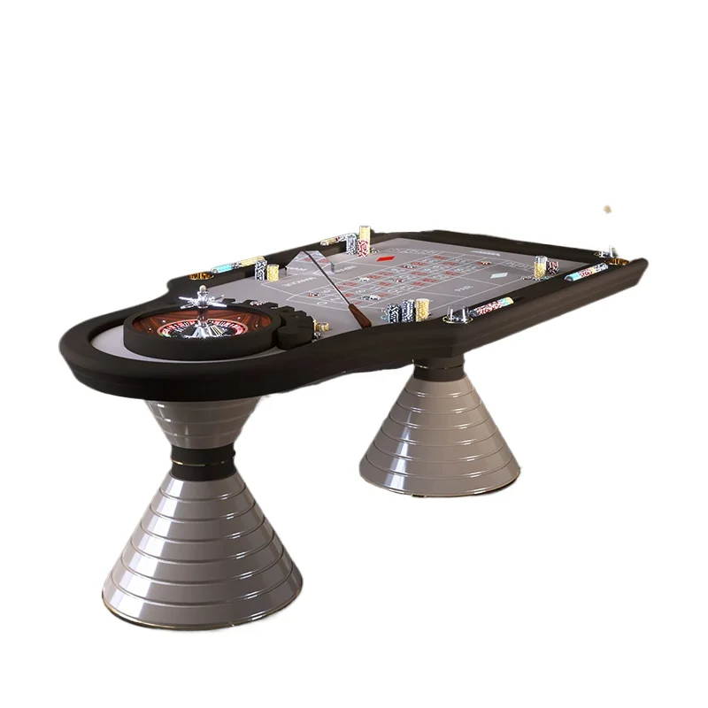 Roulette Table High-end Club Multiplayer Gaming Chess Room Turntable Game Entertainment