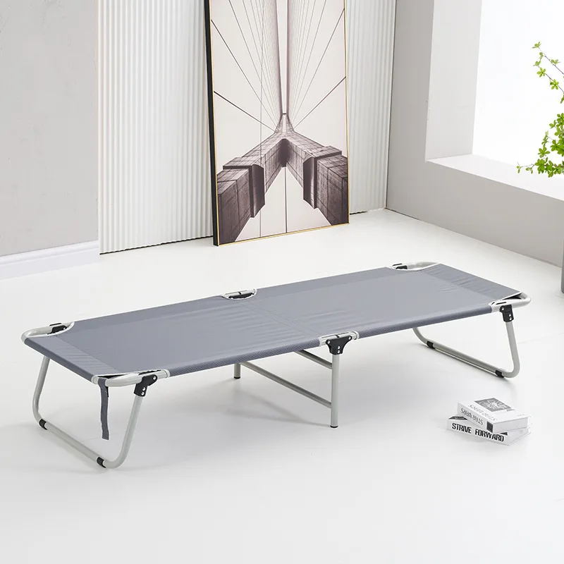 

Single folding bed, noon break, simple, office nap, portable camp