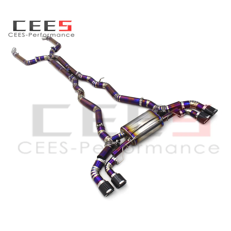 CEES Performance System for BMW F93 M8/M8 Competition Gran Coupe  F92 F91 2017-2023 Valvetronic Catback Titanium Valve Exhaust