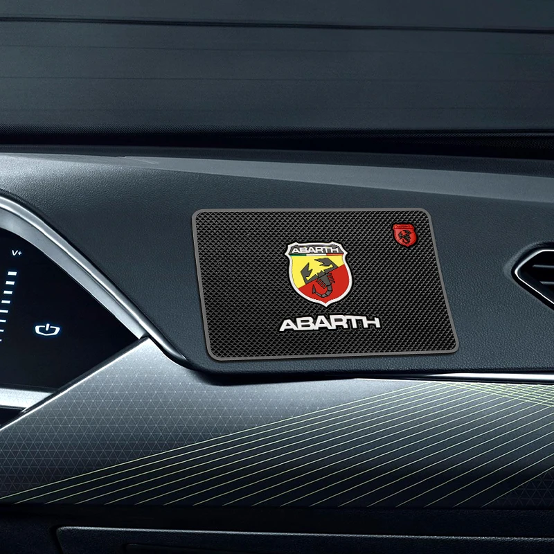 لوحة سيارة سجادة ضد الإنزلاق الهاتف مفتاح تخزين الوسادة اكسسوارات السيارات لشركة فيات 500 دوكاتو باندا غراندي بونتو تيبو أبارث نبض سترادا #6