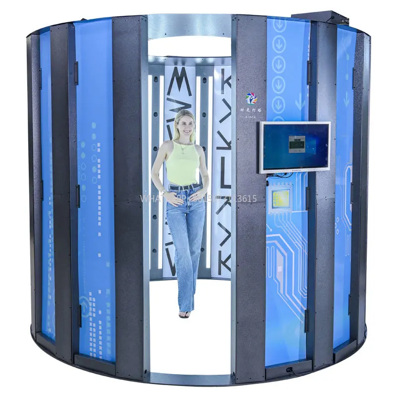 Настраиваемая 15-колонна, 90 шт., 3D-фотобудка с движением и эргономикой скорости 0,01 секунды, R&D, безмаркерная отслеживающая 3D-фигурка