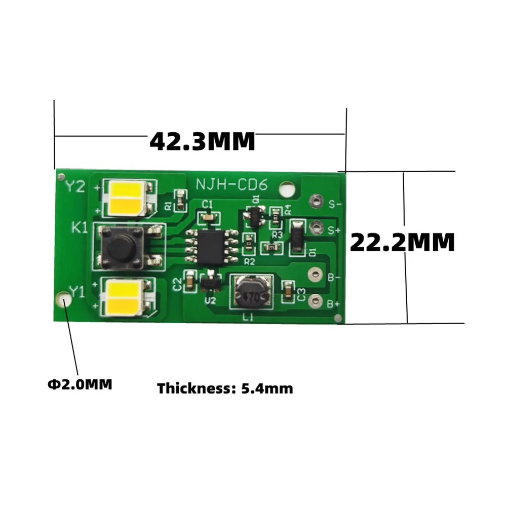 

Portable Lawn Light Circuit Control Board Dual Color Lantern Light Control Circuit Board Multipurpose for Patio Lamp Accessories