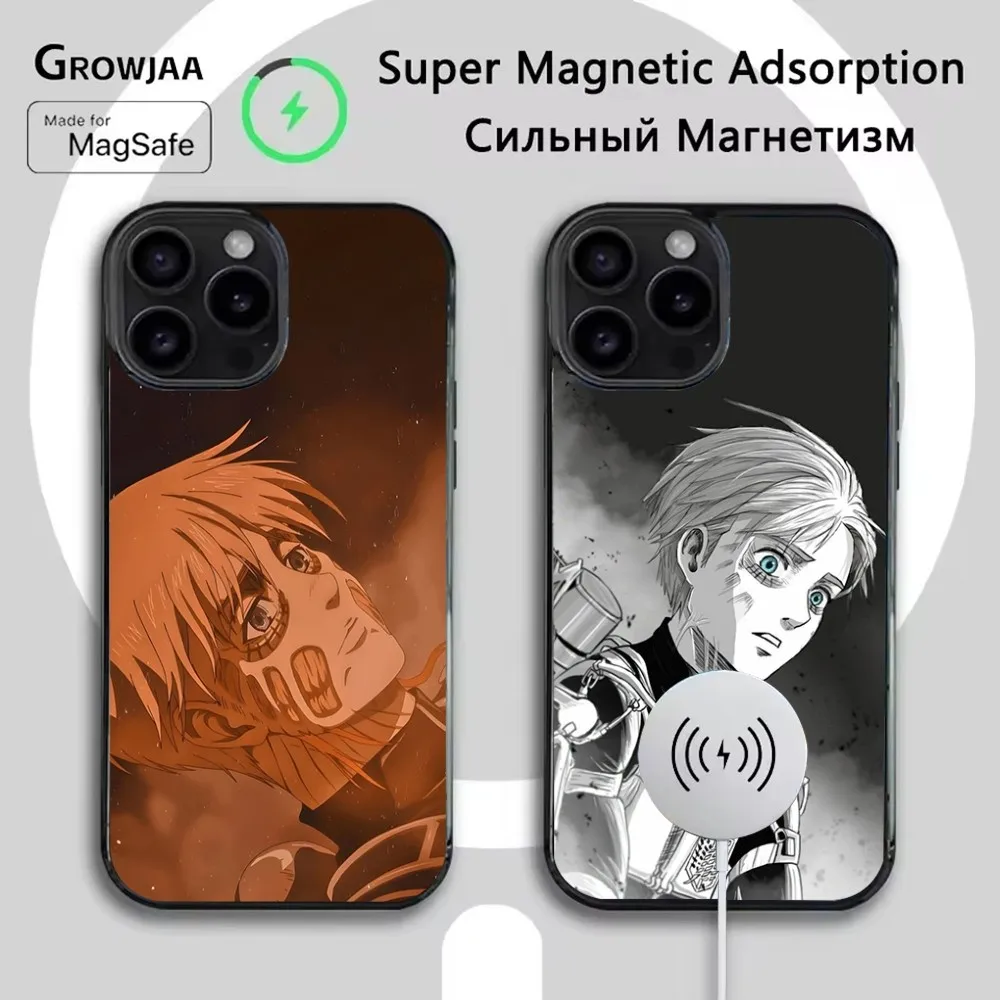 

Anime Armin Arlert Phone Case For iPhone 16e,16,15,14,13,12,11,Plus,Pro,Max,Mini Magsafe Magnetic Wireless Charging