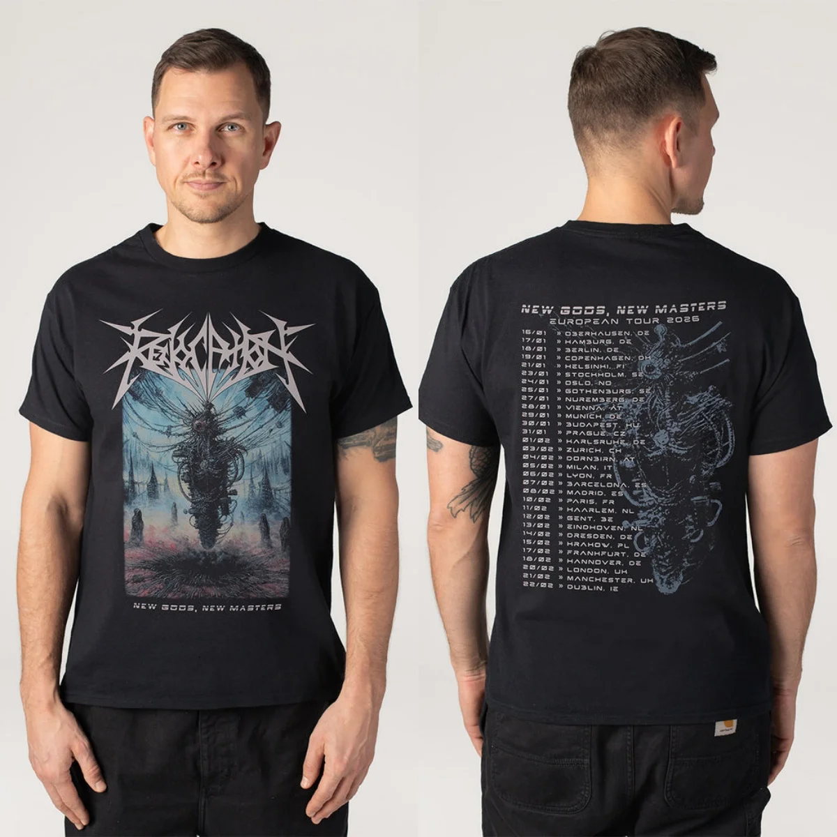 Fit Revocation Grafik-Baumwoll-T-Shirt Unisex Sommer Kurzarm Mode Marken-T-Shirt Luxus Casual Vintage Tees – Detail 6