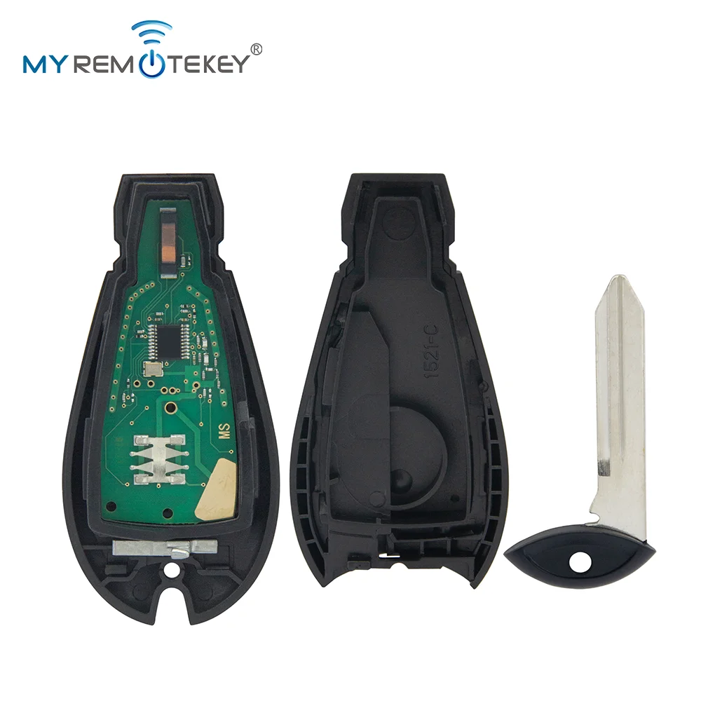 MYREMOTEKEY FCC GQ4-53T Fobik Schlüssel 3/4/5 Tasten 434MHz ID46/4A Chip für Dodge Ram 1500 2500 3500 für Jeep Cherokee Kompatibel – Detail 6