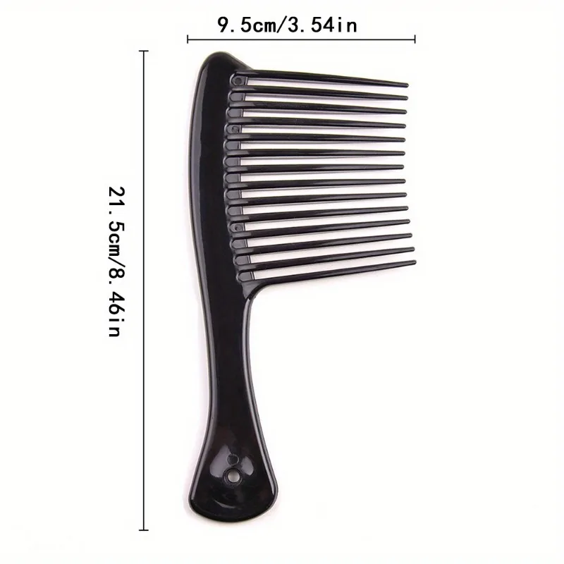 Large Wide-Tooth Detangling Hair Comb - Professional Hairdressing Styling Brush Tool for Easy Hair Management