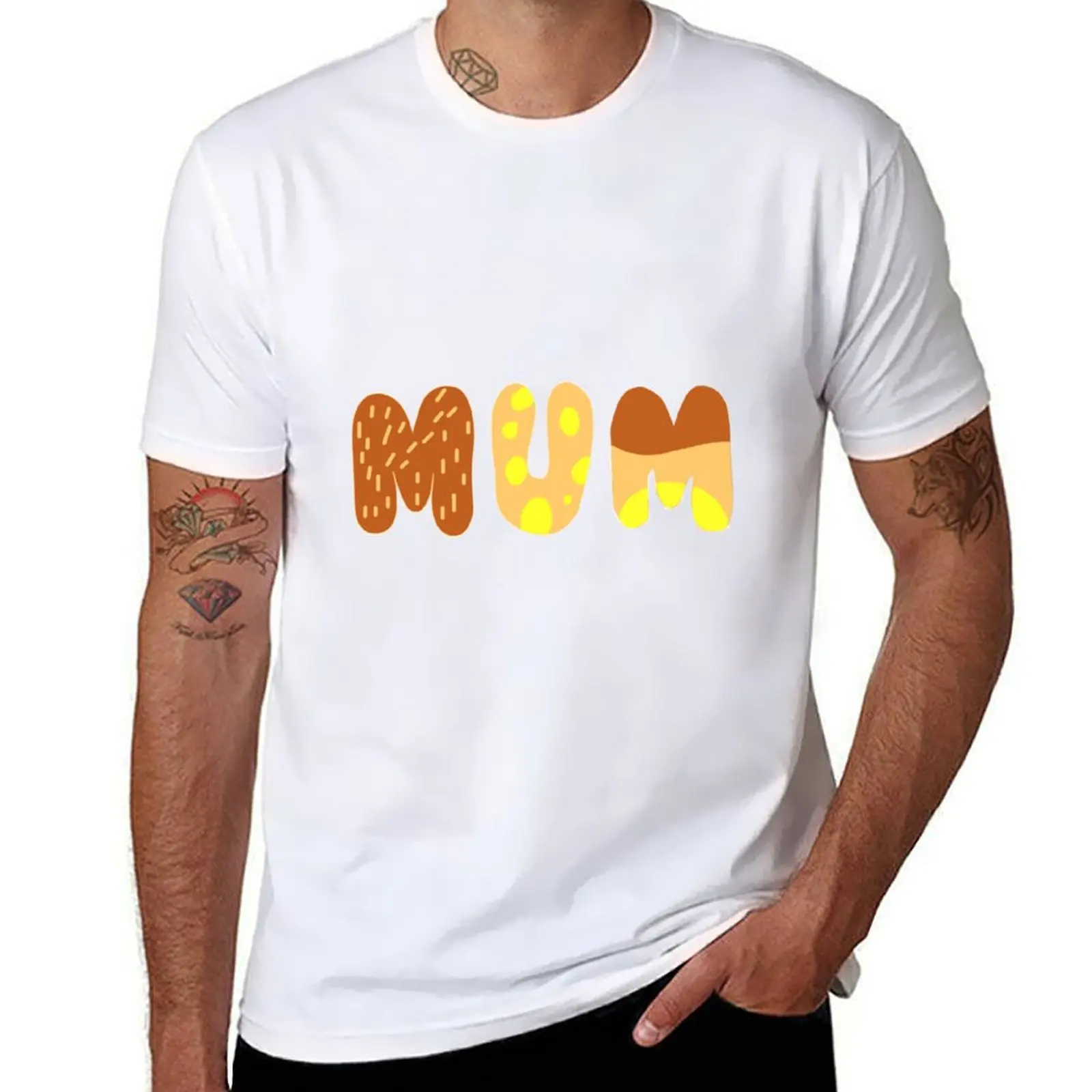 

bluei Mum for moms on Mother_s Day T-Shirt t shirts for man pack cotton man t shirt designer T-Shirt