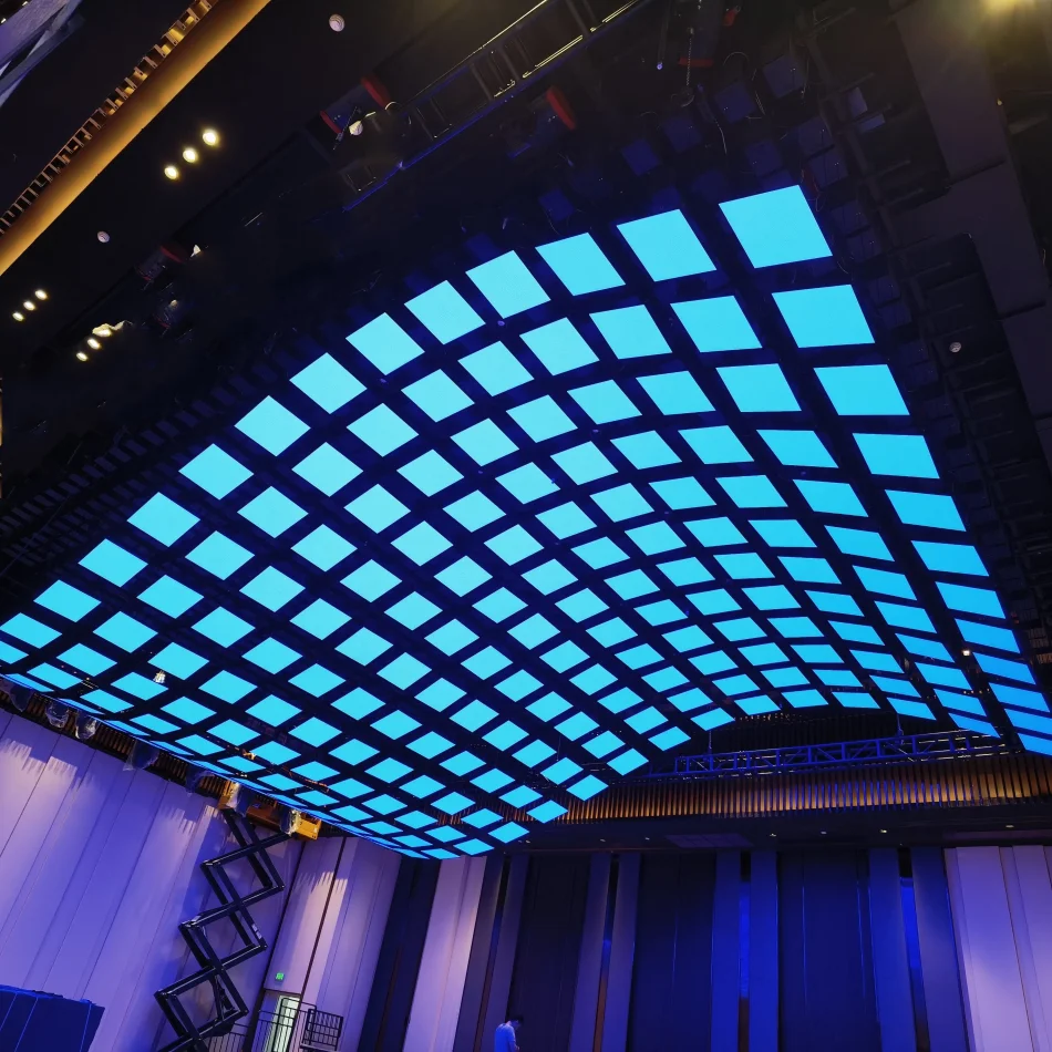 P2.976 Внутренний светодиодный дисплей 3D плавающий полноцветный большой экран танцующие светодиодные панели дисплея