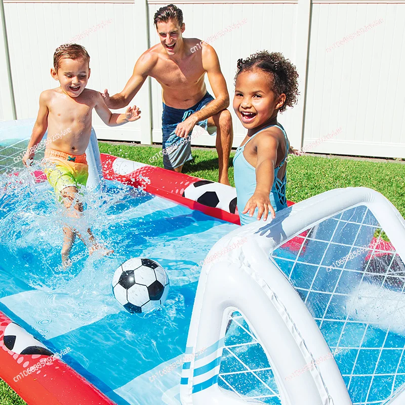 Inflatable Water Football Field Volleyball Court Beach Mobile Football Gate Outdoor Playground Children's Toys