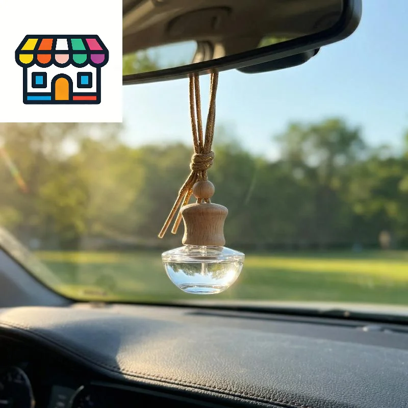 

Ароматерапевтический флакон с эфирным маслом, подвесной автомобильный освежитель воздуха, украшение для салона автомобиля, парфюмерный флакон для дома и автомобиля, декоративный аксессуар.