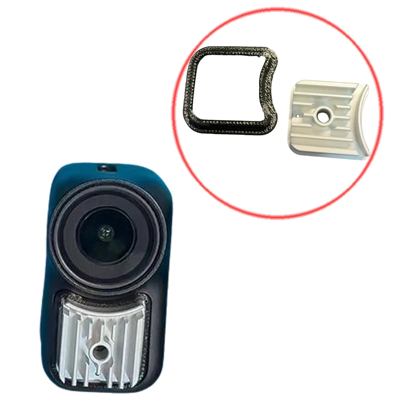 

1 комплект для DJI Osmo Nano, радиатор из алюминиевого сплава с гибким резиновым кольцом/термопроводящим листом, аксессуары для охлаждения камеры