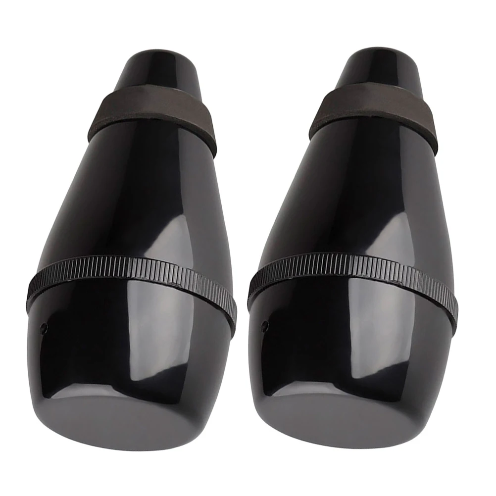 2pcs Trumpet Plastic Straight Mute For Beginners Practice Mute Instrument Accessories Trumpet Supplies Muffler Replacement
