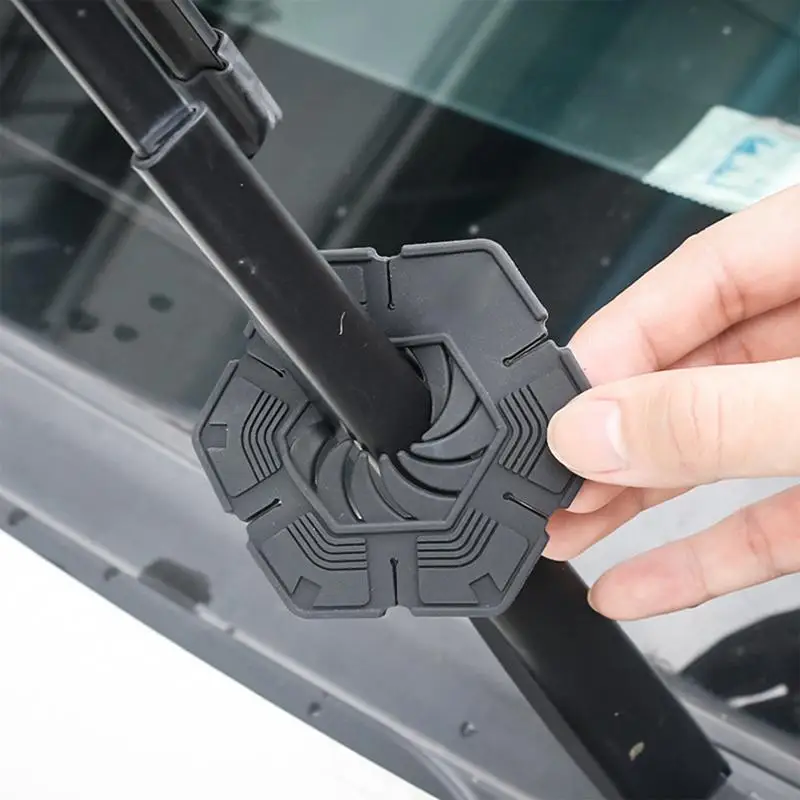 Car Wiper Arm Hole Protection Pad Silicone Auto Wiper Hole Dustproof Pad Flexible Design Protection Tool For Sedan Small Car