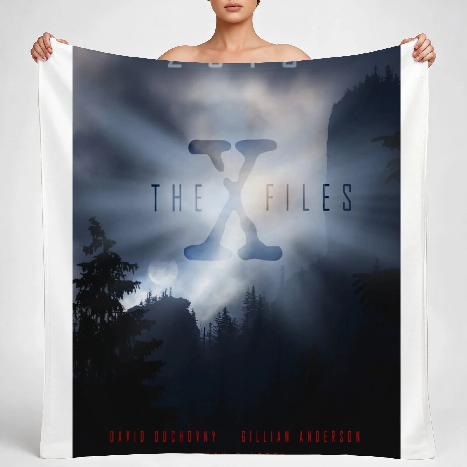 The X-Files S11 poster Throw Blanket couch cozy soft plush fuzzy picnic outdoor blanket