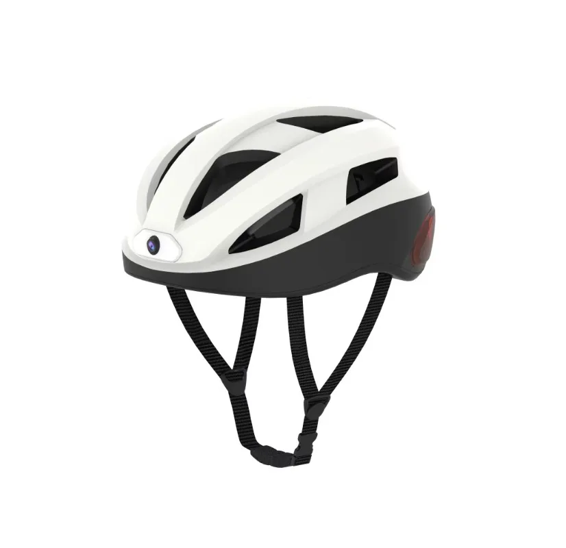 

2024 New Fashion AI Smart helmet with 4K/1080P FHD EIS Camera Trail light Remote control BT and Intercom optional for Bike