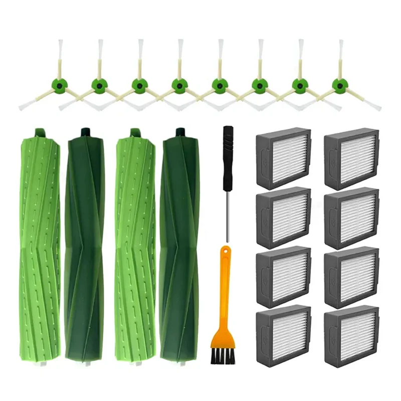 Высокое качество-для Irobot Roomba I1, I3, I4, I5, I6, I7, I8, E5, E6, E7, основная боковая щетка Hepa-фильтр, комплект аксессуаров для пылесоса