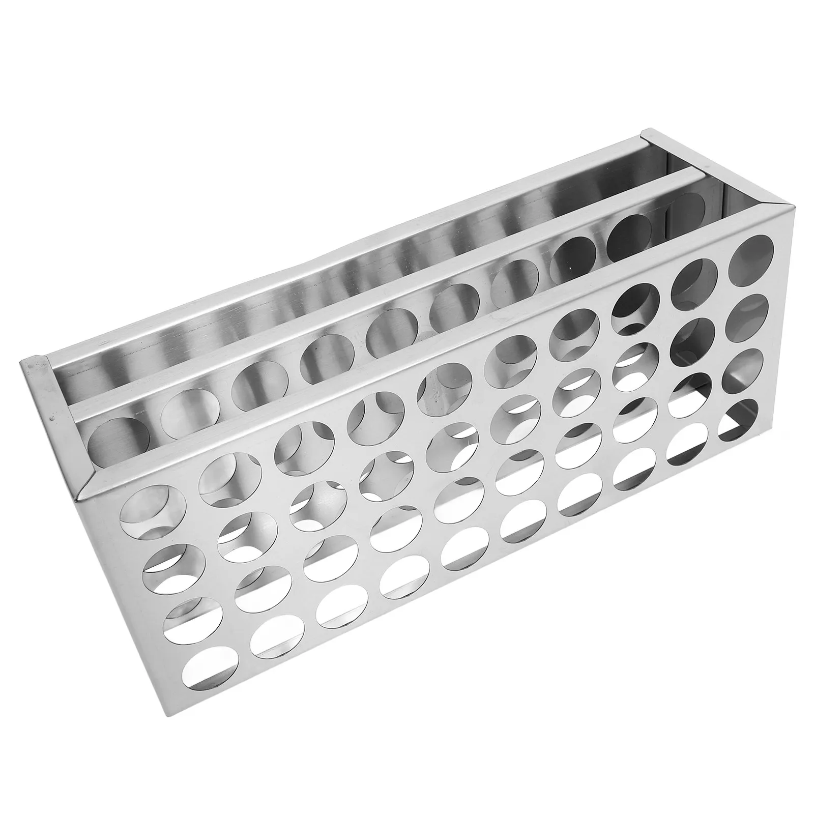 40-Slot Test Rack Stainless Steel 12-Hole Centrifuge Tube Holder For Laboratory Sampling Tubes Storage Reusable Tube Racks view 4