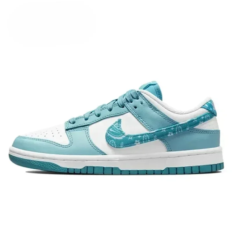 Nike Chaussures SB Dunk Low ESS Pour Femmes Et Femmes, Trendy Cashew Flower Men and Women Sports Skateboard Shoes