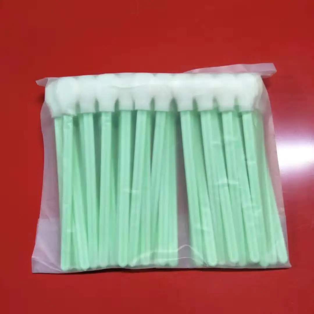 50Pcs/Bag Dust-free Screen Cleaning Sticks Cleanroom Foam Swabs Inkjet Head Wipes And Sponge Swabs For Printers Cleaning Tool