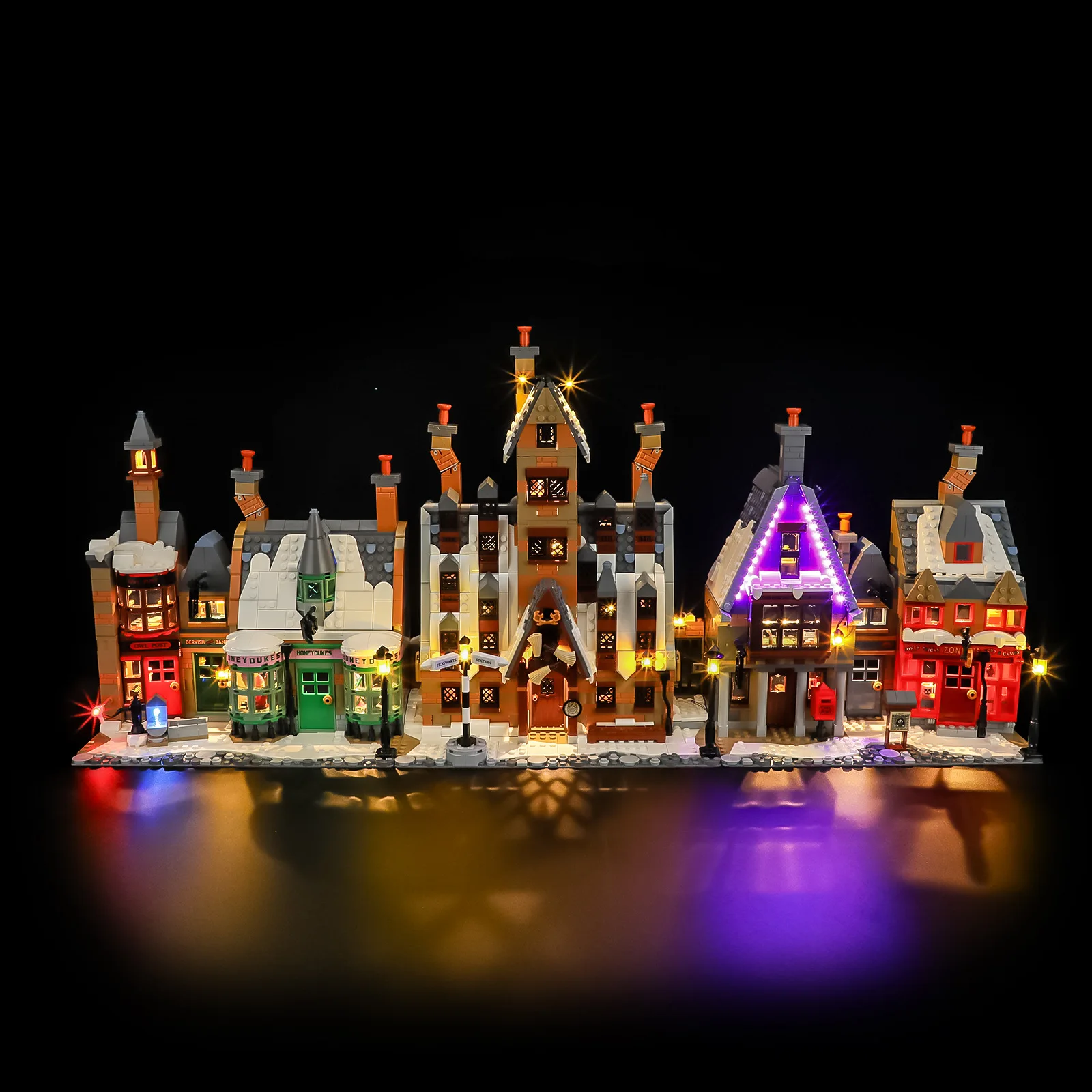 (Only LED Light No Bricks) 76457 Hogsmeades Collector's Edition Ideas (Not Include Building Blocks Kits Sets Model)