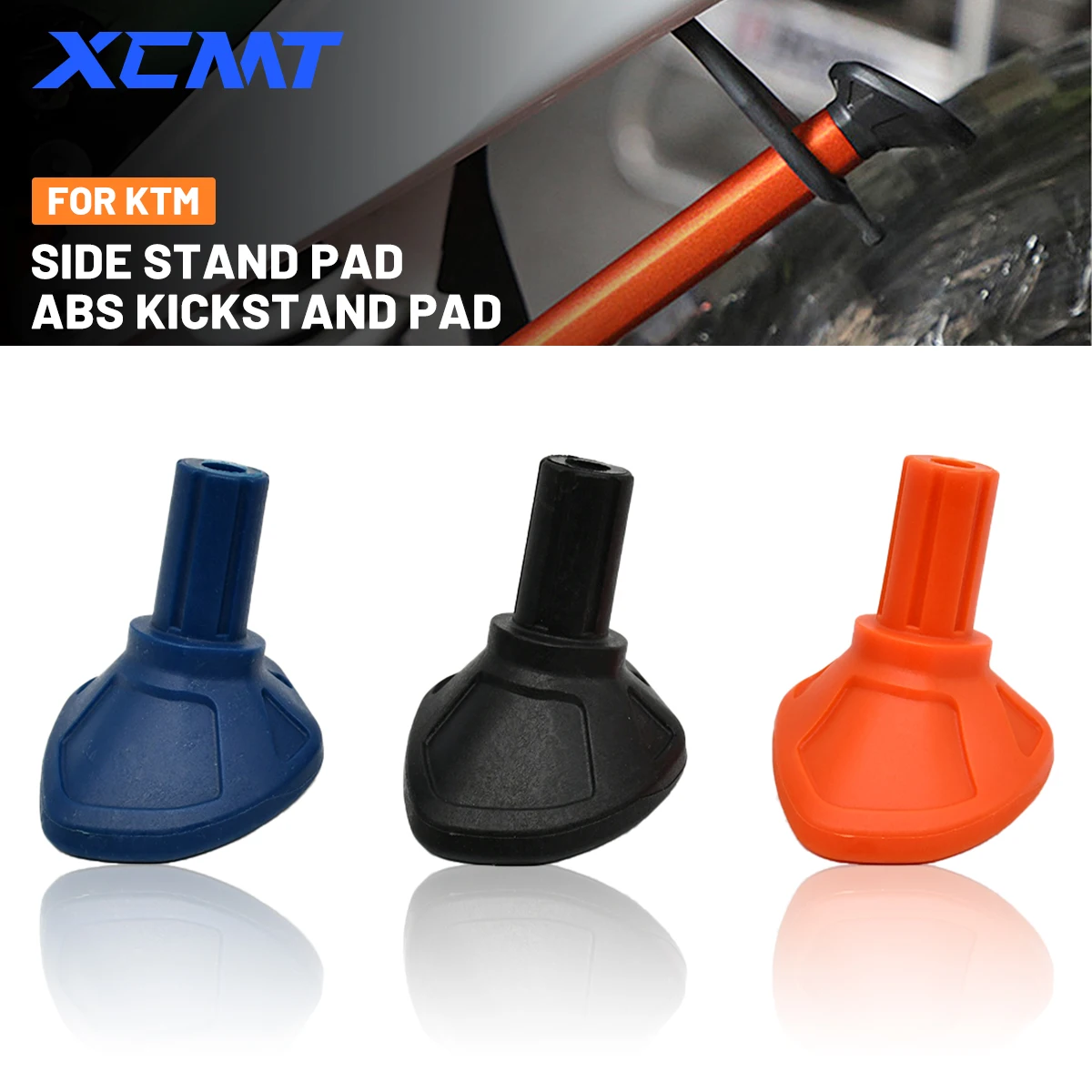 Motorcycle ABS Plastic Side Stand Kick Stand Base Foot For KTM XC XCW XCF EXC EXCF TE FE TX FX 150 200 250 300 450 500 2008-2024