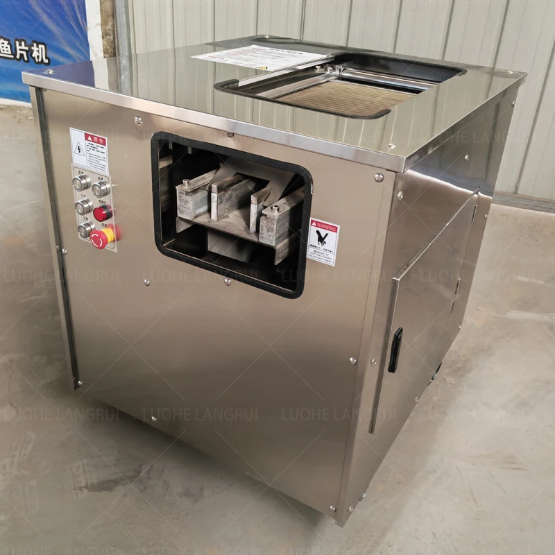 Anchovy Cod Trout Salmon Smoke Catfish Tilapia Automatic Fish Sashimi Slice Cut Slicer Fillet Machine Price
