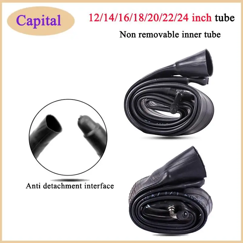 Electric Bike Scooter C-type inner tube CST 14 16 18 20 22 24inch quick install 18 16 14X2.125/2.50 Curved Straight Mouth