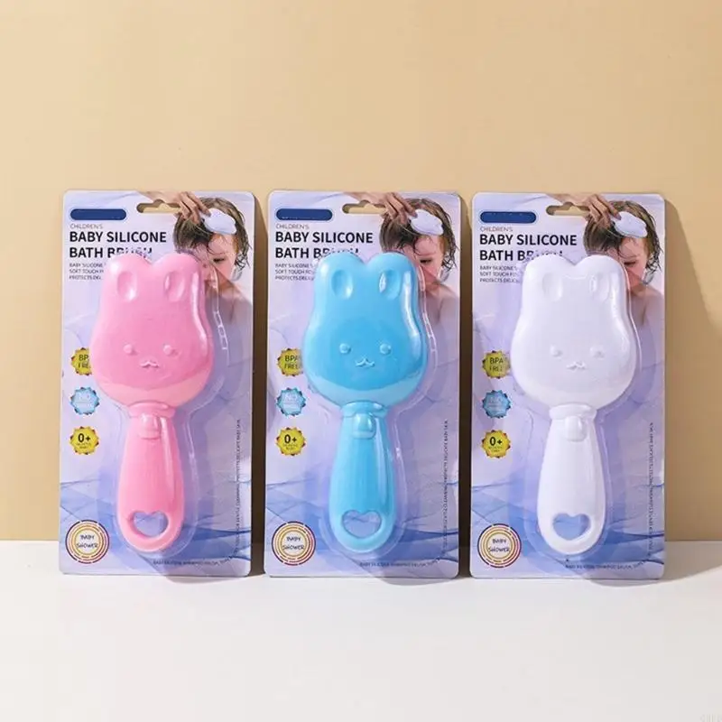 

Silicone Hair Scrubber Soft Massage Bath Brush Scalp Massager for Toddler Infant