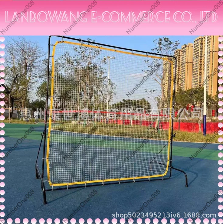 Portable Tennis Rebound Net Solo Practice Trainer with Cast Iron Base for Indoor Outdoor Sport