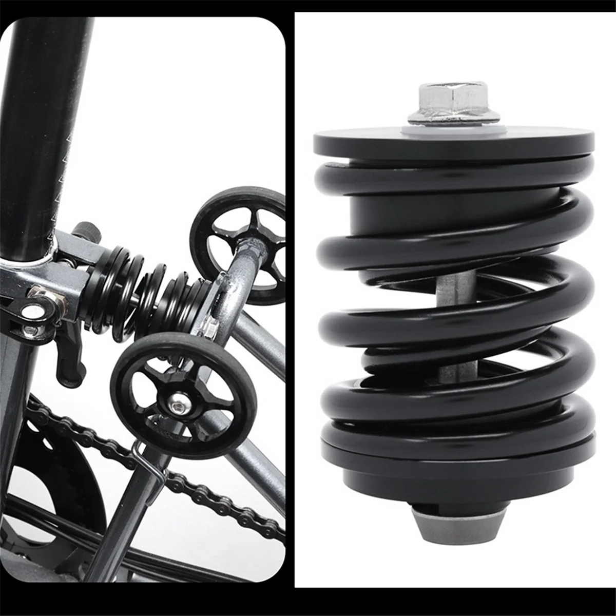 Rear Shock Absorber for Brompton Folding Bike Suspension Accessories Spring Suspension