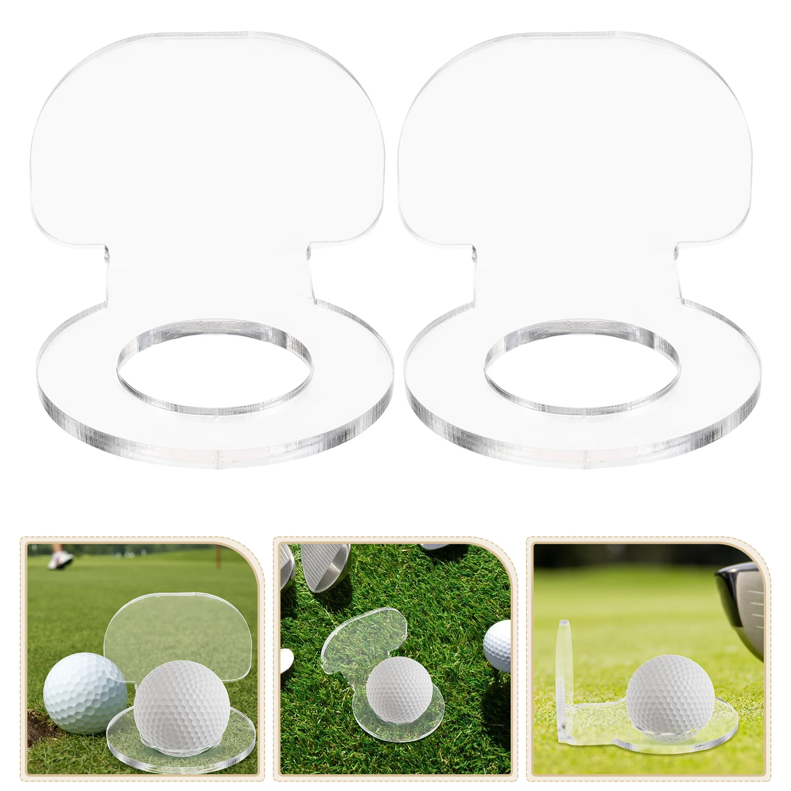 

2 Pcs Tennis Stand Baseball Holder Racket Storage Display Device Bat Acrylic Hanger Wall Mount Case