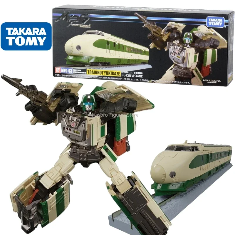 

Genuine in Stock Takara Tomy Transformers Masterpiece Cybertron Heavy Snow Fighter MPG-03 Trainbot Yukikaze Action Figure