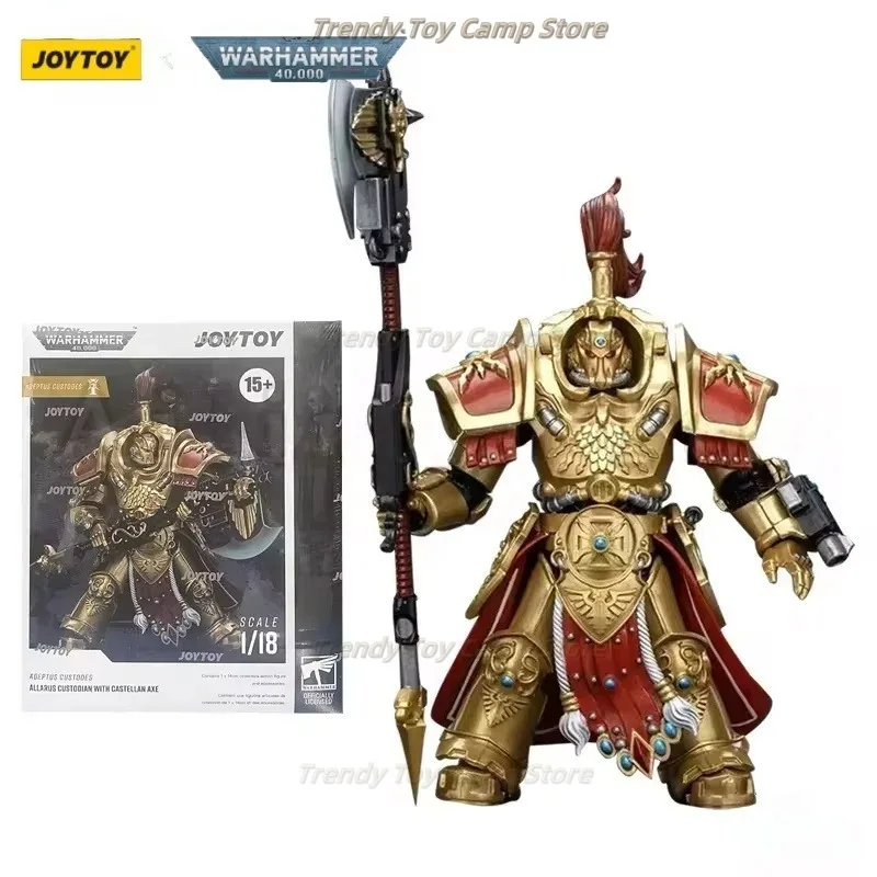 مجسم حركة JOYTOY 1/18 40K The Horus Heresy Legio Custodes Adeptus Custodes Figures Achillus Dreadnought أنيمي نموذج عسكري