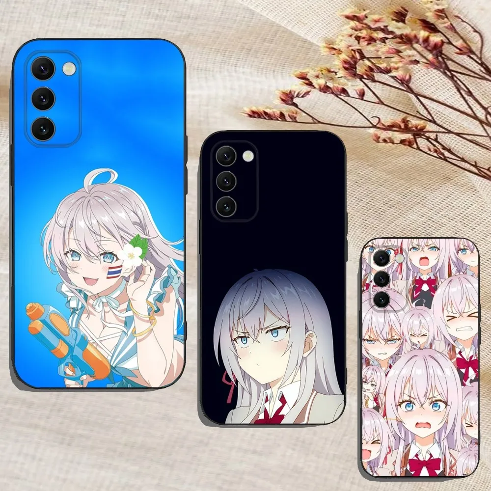 Anime Alya Roshidere Alisa K-Kujou Phone Case For Samsung Galaxy A20,A21s,A22,A31,A32,A52,A53,A72,73,A80,A91Soft Black Cover