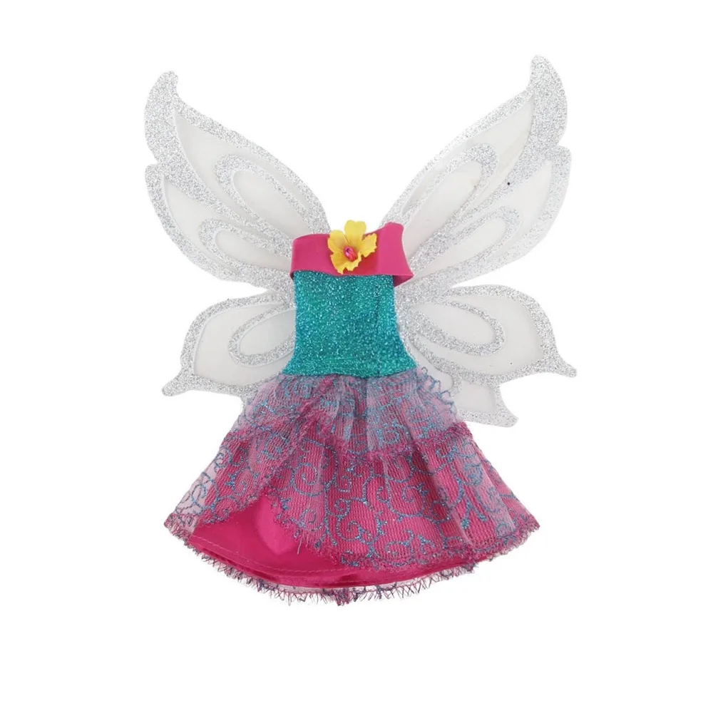 Fashion Doll Clothes Fairy Dresses DY Handmake 8 Styles Shiny Gauze Skirt Cute Butterfly Wing Skirt for 1/6 BJD&30cm Doll