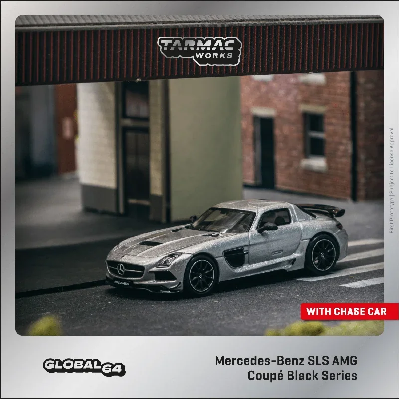 1:64 Mercedes AMG Coupe czarna seria odlew symulacja stopu model samochodu kolekcja dziecięca dekoracja zabawki prezenty dla dzieci.