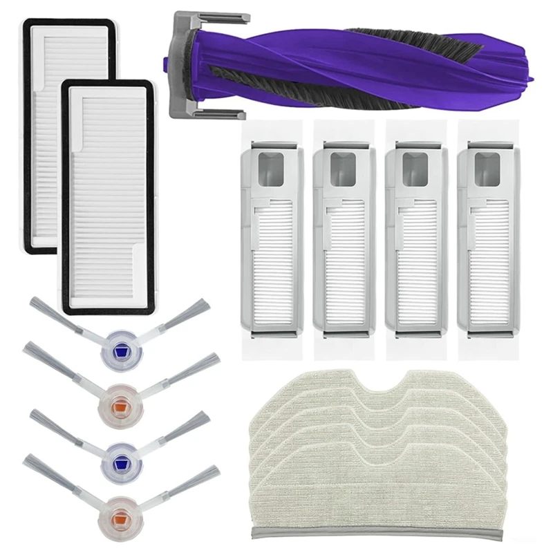 

For Narwhal Freo X Plus Robot Vacuum Cleaner Main Side Brush Hepa Filter Mop Cloth Dust Bags Replacement Parts