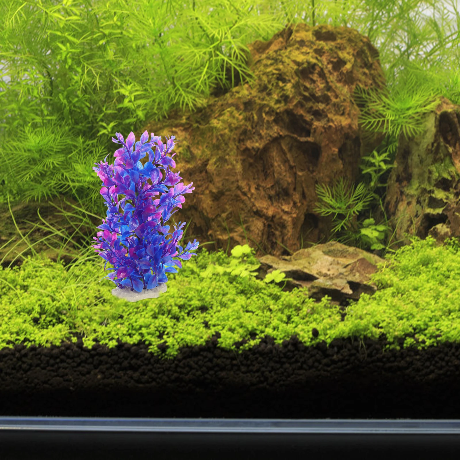 

Realistic Fake Large Aquarium Plants Decorationdurable Material Safe For Tanks Fade Resistant Plastic Fish Tank Plants Fish