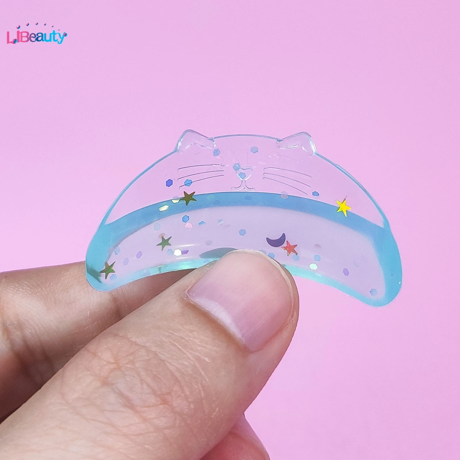 Libeauty 7 Pairs Reusable Silicone Eyelash Perm Rod Sticky Lash Lift Pads 3D Eyelashes Perming L Curler Accessories Makeup Tools