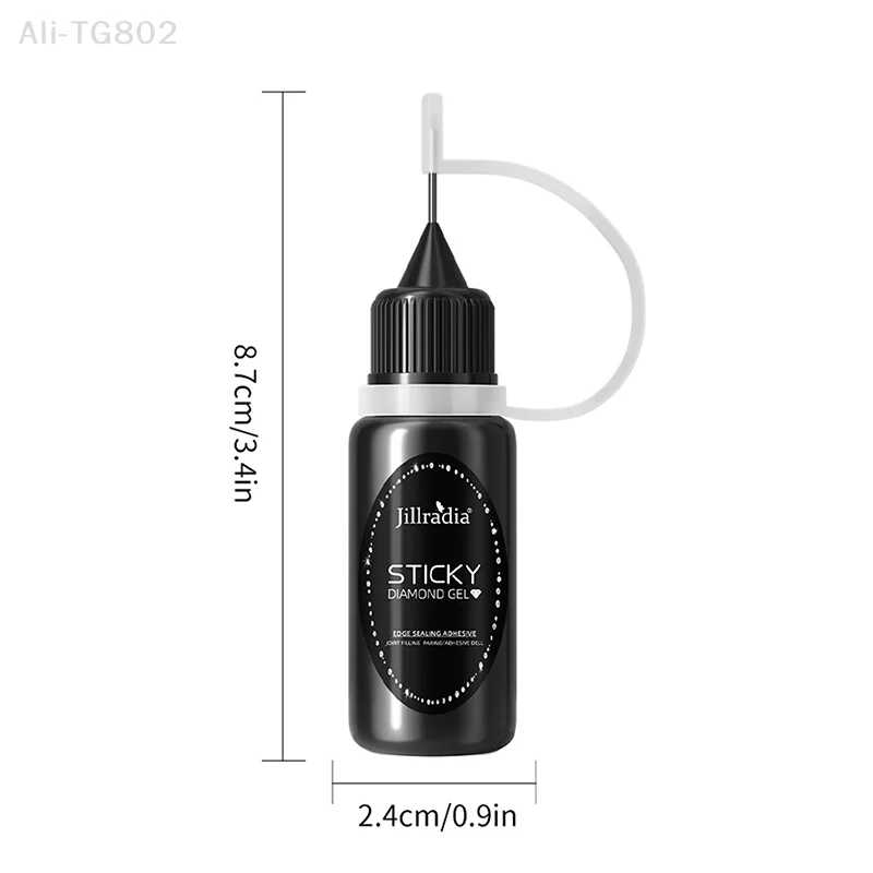กาวติดเล็บปลอมแบบซุปเปอร์สตรอง 10 มล. สำหรับตกแต่งเล็บ 3 มิติ ไม่ต้องเช็ดขอบ เจลซีลขอบ กาวติดเล็บ