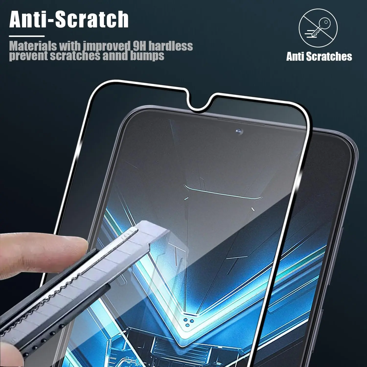 

2/4Pcs HD Tempered Glass 9H Screen Protector Film for Cubot X70 Anti-Shatter Film