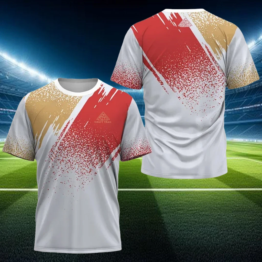 

Новая быстросохнущая дышащая футболка для взрослых и детей с круглым вырезом для тренировок по футболу, модный спортивный повседневный топ для бега и фитнеса