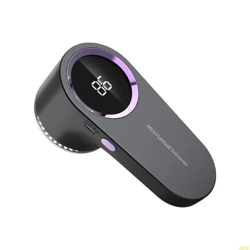 A0NC Rechargeable Fabric Shaver Lint Remover Plastic Texture for Sweater Clothing