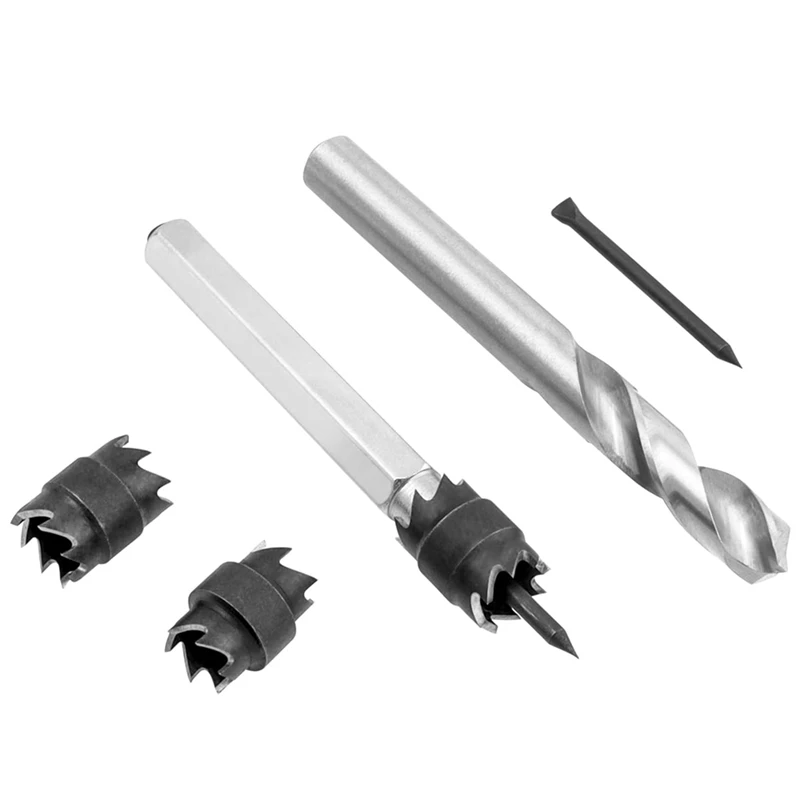 Cutter Set Cutter Removal Tool Kit With3/8" & 5/16" Double Sided Drill Bit,Forpower Drill Spot