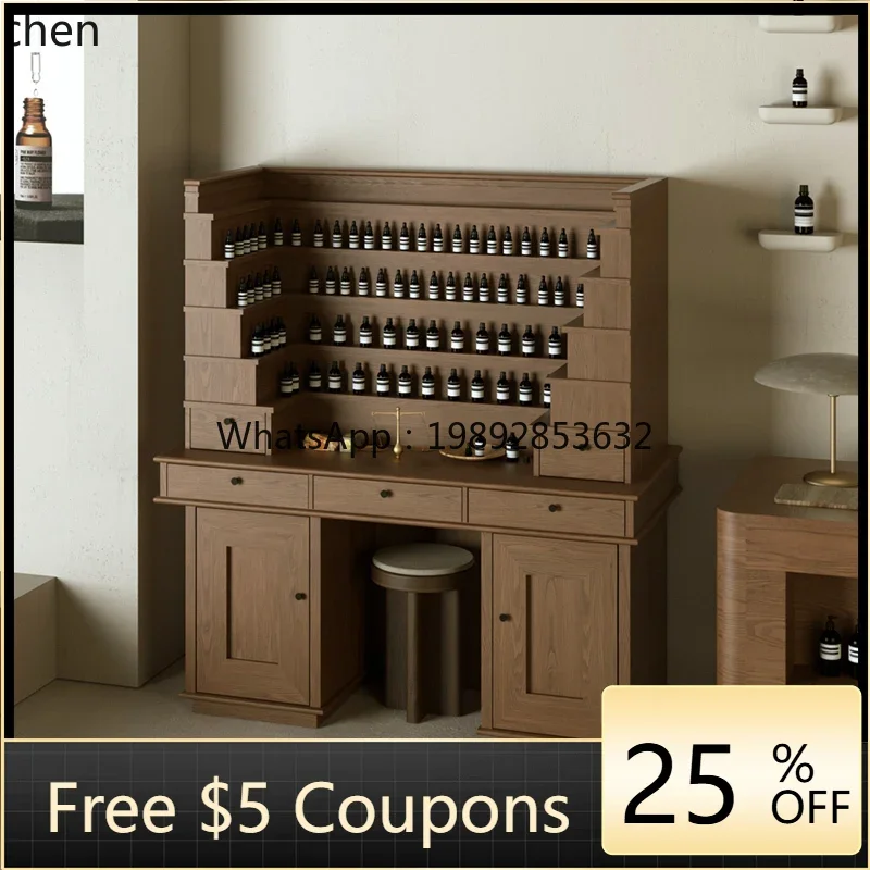 

AB Display Cabinet Aromatherapy Studio Fragrance Desk Cosmetics Display Beauty Club Shelf