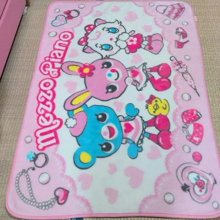 Japanese Cartoon Mezzo Bedside Carpet in The Bedroom Cute Girl Fluffy Living Room Sofa Coffee Table Carpet