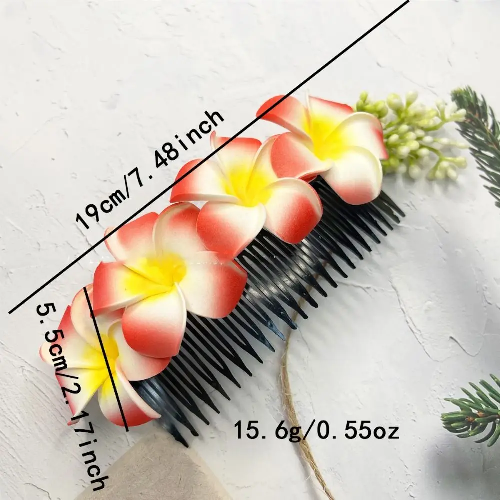 داي زهرة مشط الشعر الجانب كليب تايلاند زهرة دبوس الشعر العرقية نمط المشابك التايلاندية إكسسوارات الشعر مهرجان رش المياه