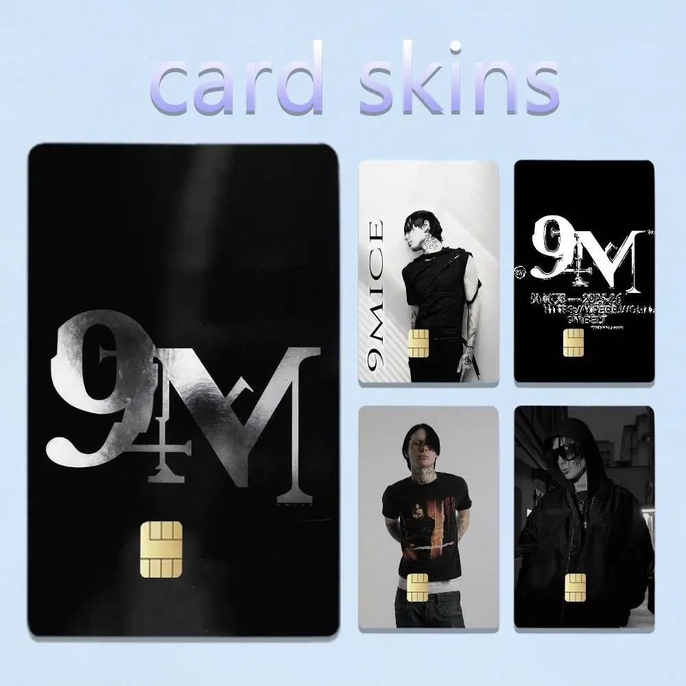 9mice Viperr 4pcs 1Set Laser Holographic Sticker Skin Cover for Credit Bank Debit Card
