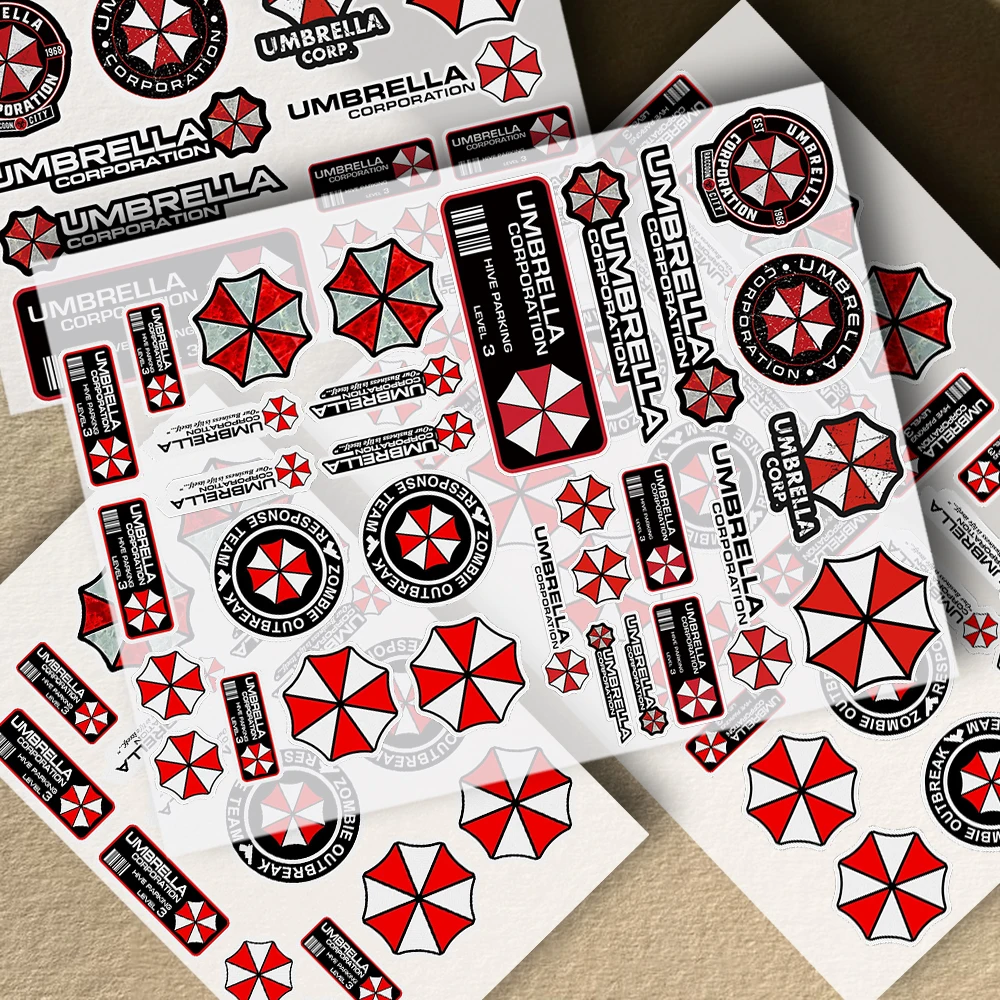 Waterproof Vinyl Sticker Motorcycle Car Bicycle Rims Safety Decal For Helmet Motocross Styling Accessories U-UMBRELLA